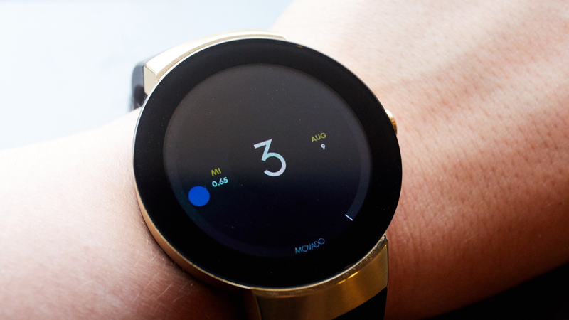 Up close with the coolest feature of this very pricey smartwatch.